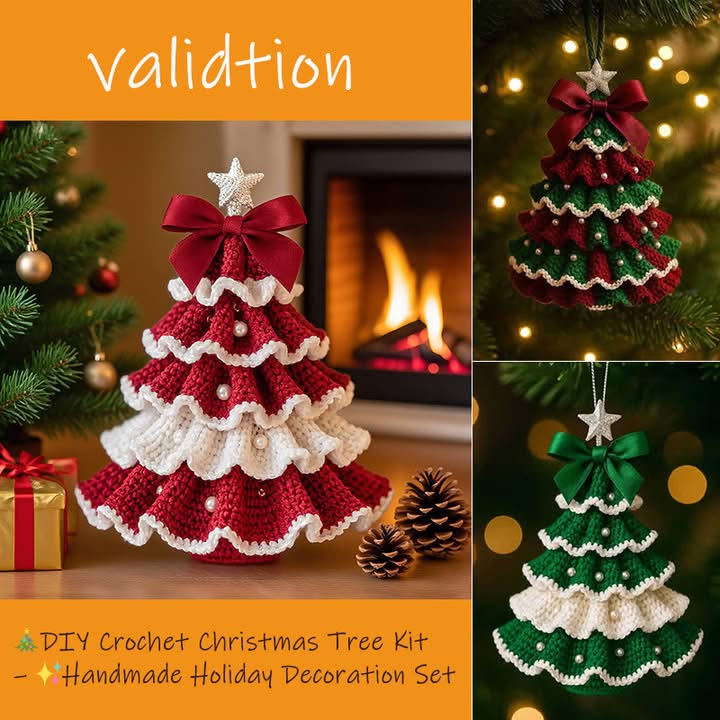 Fresheight.EI11 Facebook ad: My Cozy Crochet Christmas Masterpiece!
