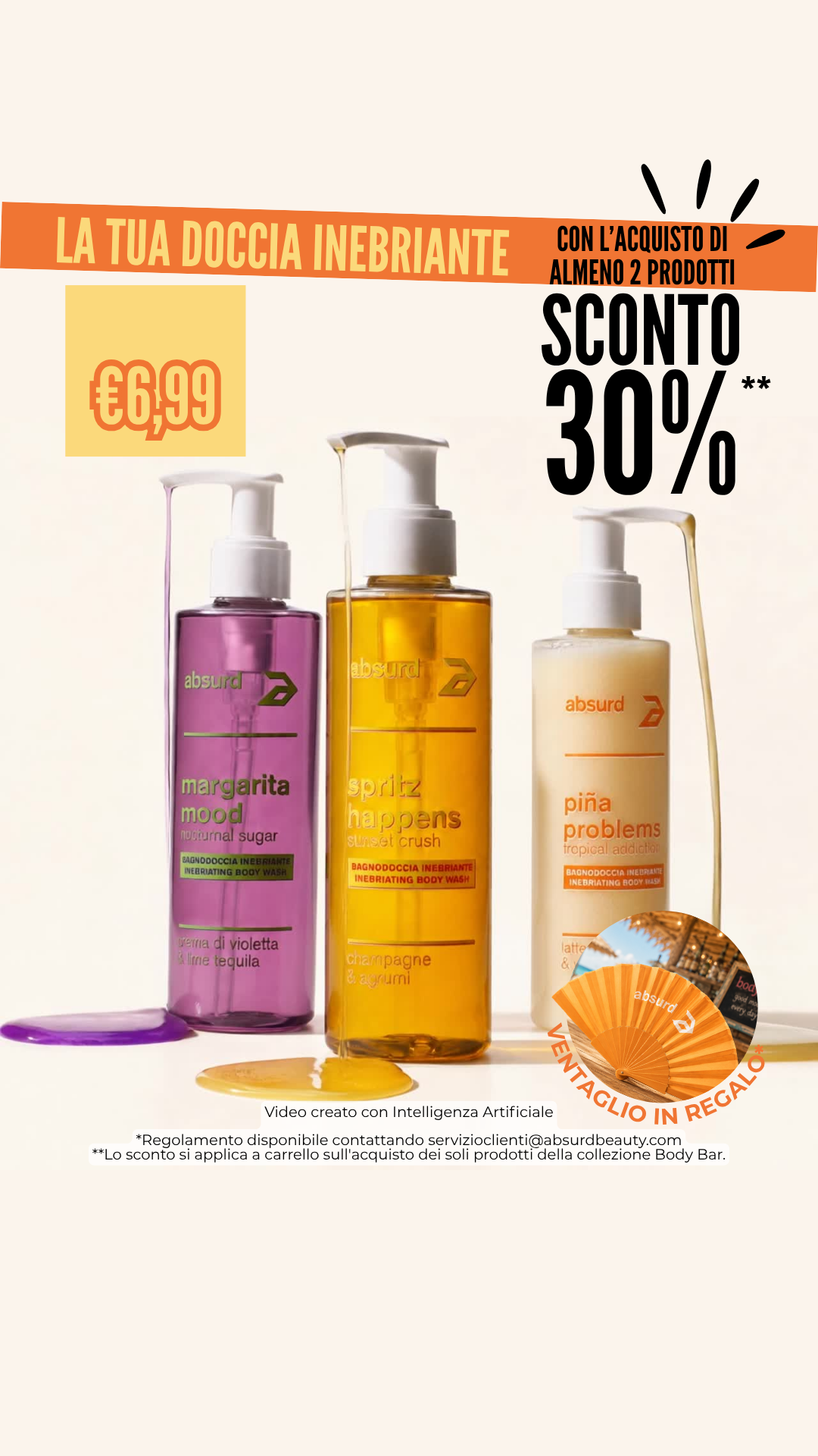 AbsurdBeauty Facebook ad from Jul 31, 2026