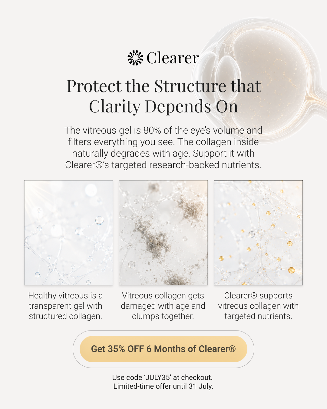 Clearer Eyecare Facebook ad
