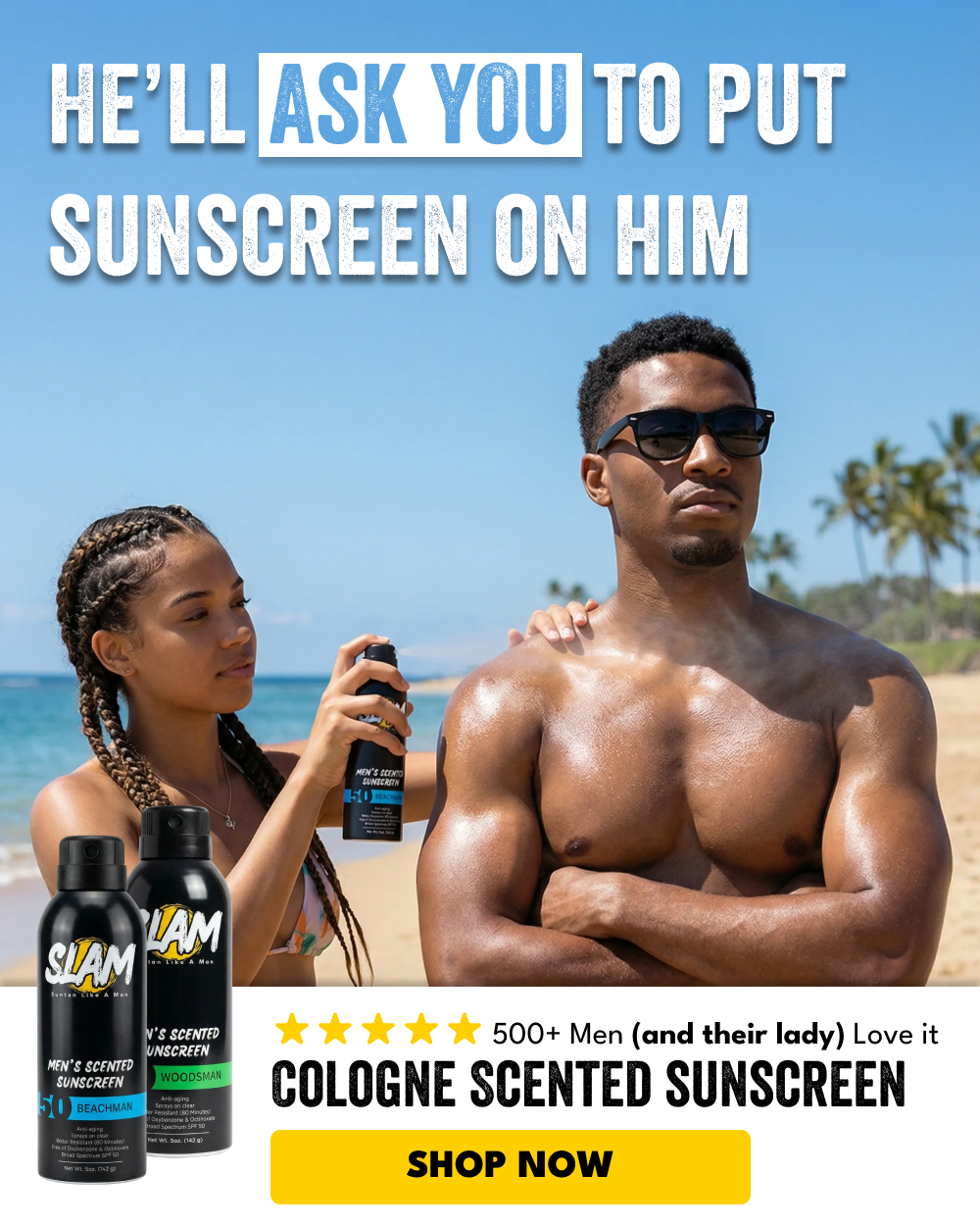 Slam Lotion  Facebook ad