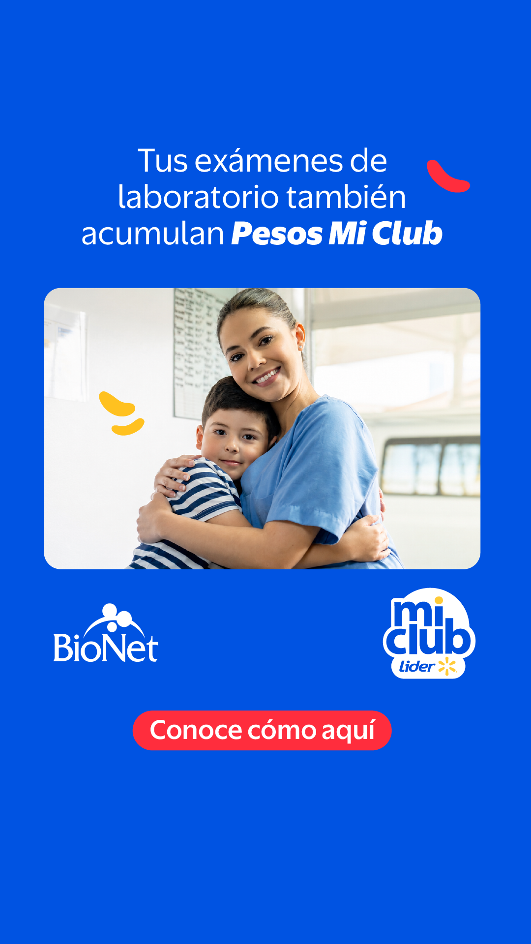 Lider Facebook ad: Mi Club y Bionet