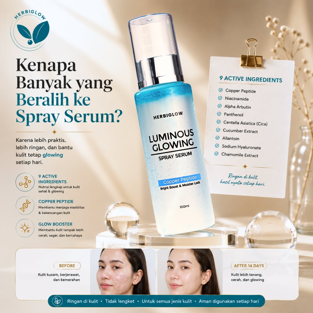 Herbiglow Natural Skincare Indonesia Facebook ad