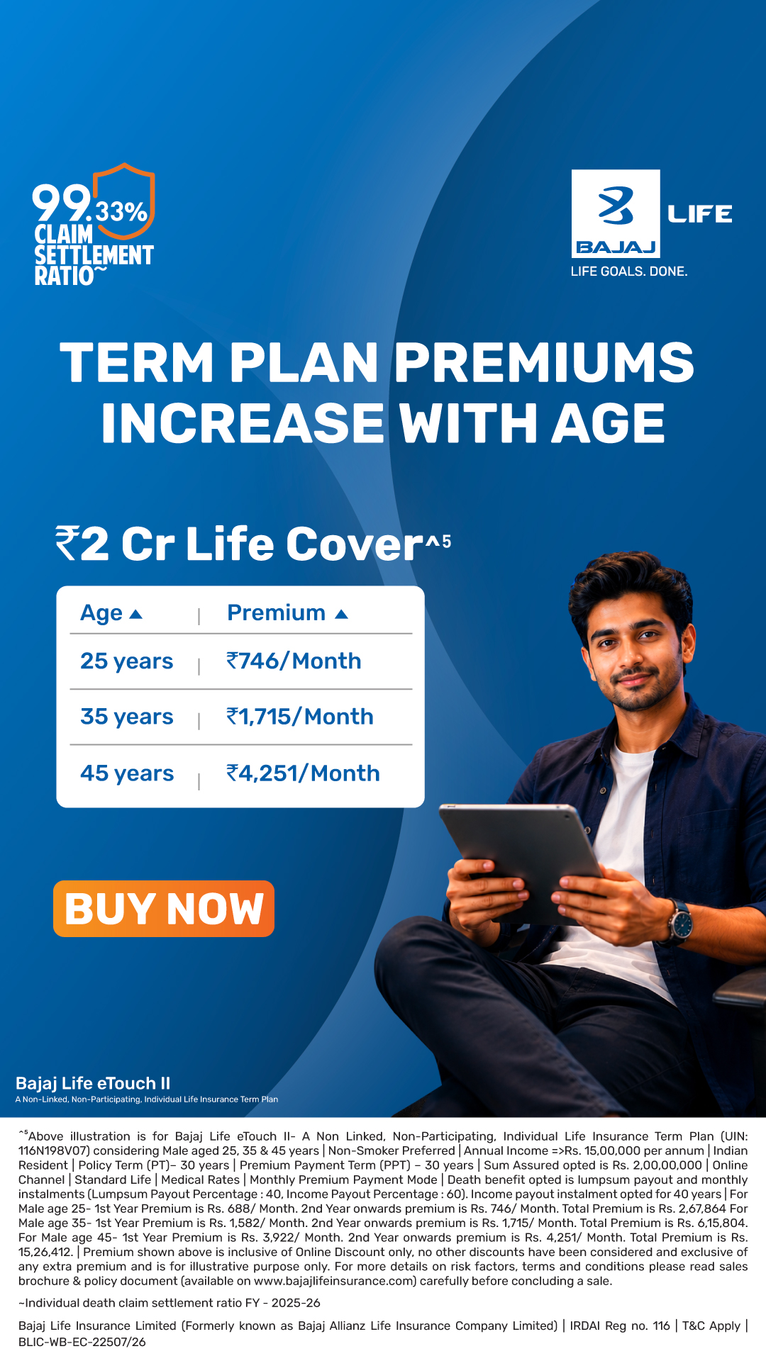 Bajaj Life Facebook ad