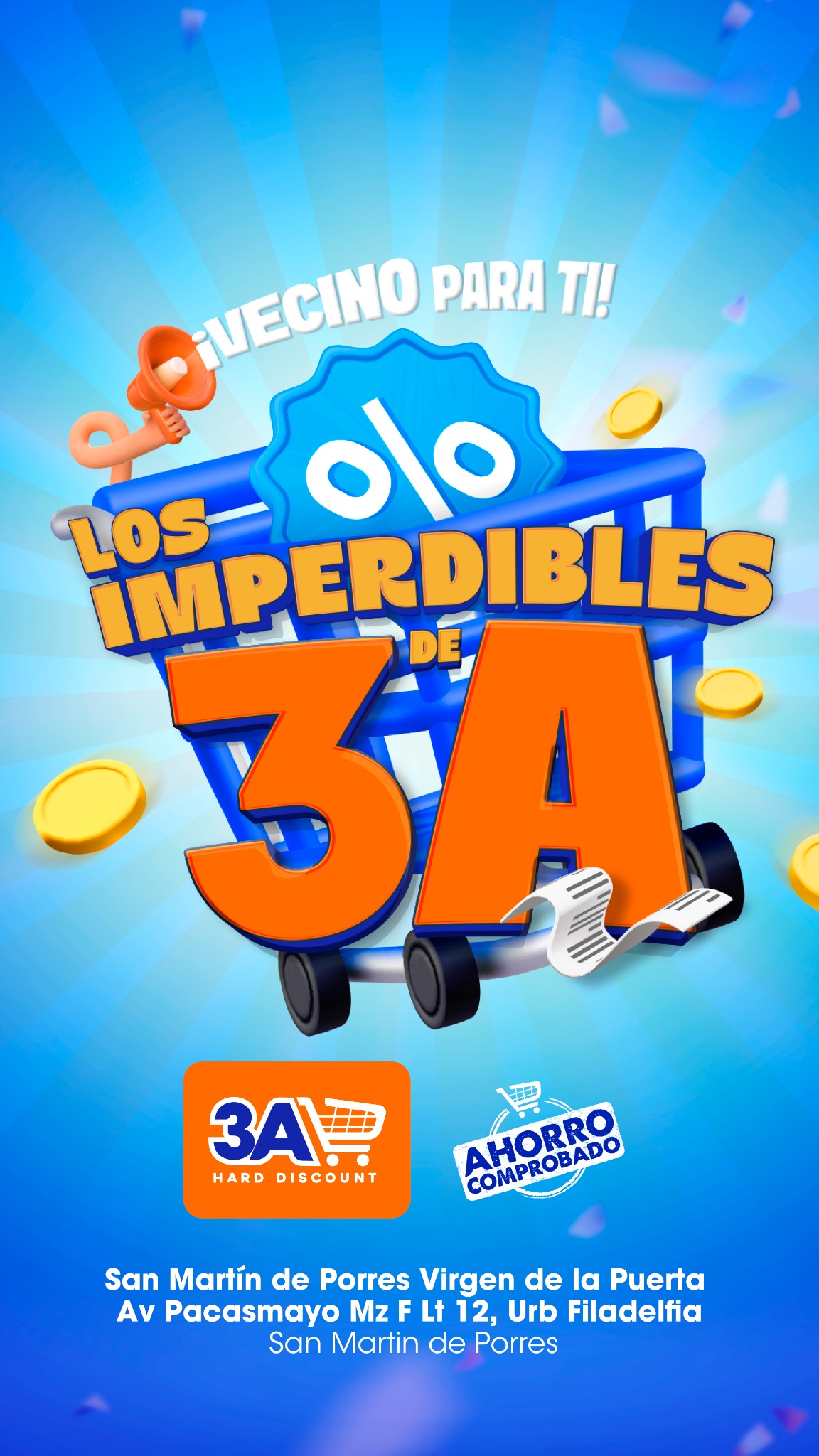 Tiendas de Ahorro 3A Facebook ad
