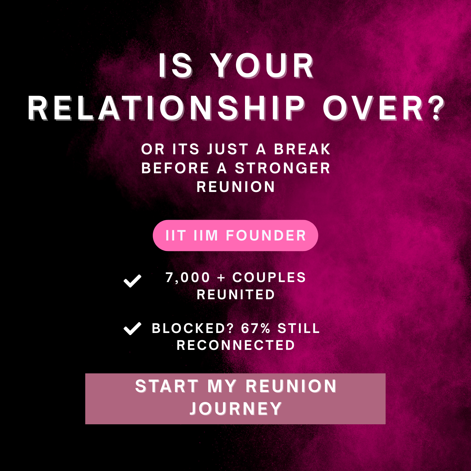Soul Union Journey Facebook ad: Start Your Reunion Journey