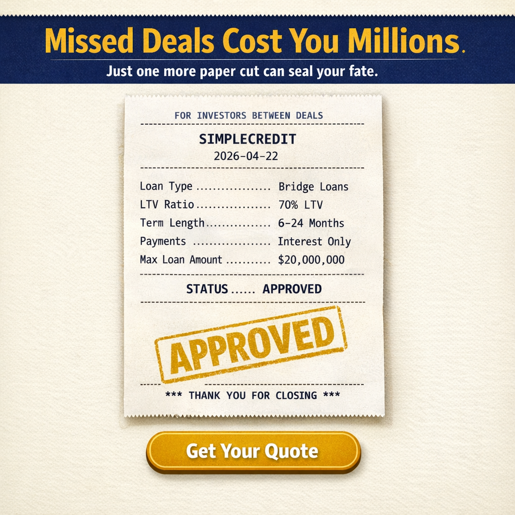 Simple Credit Facebook ad