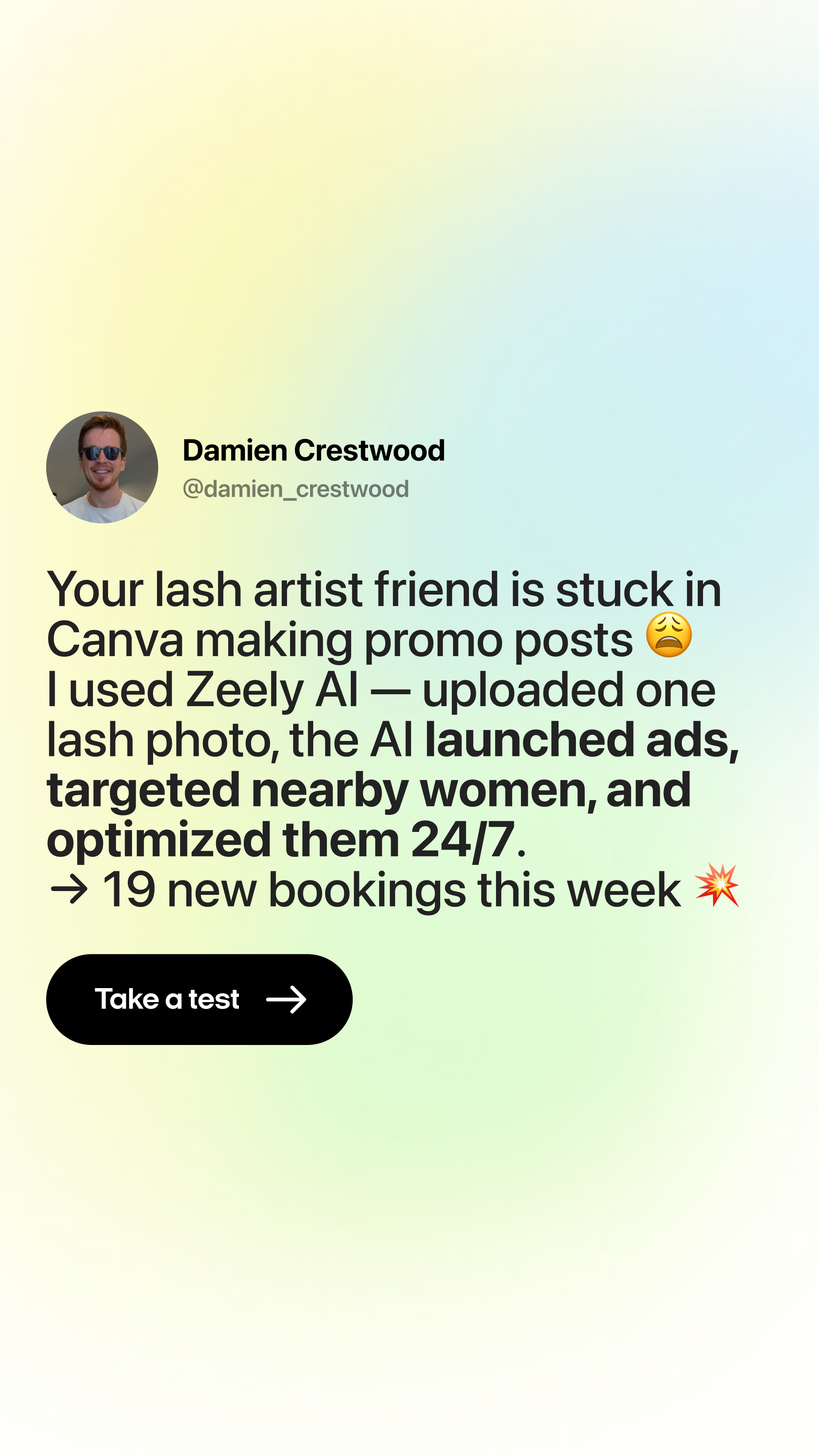Zeely Facebook ad