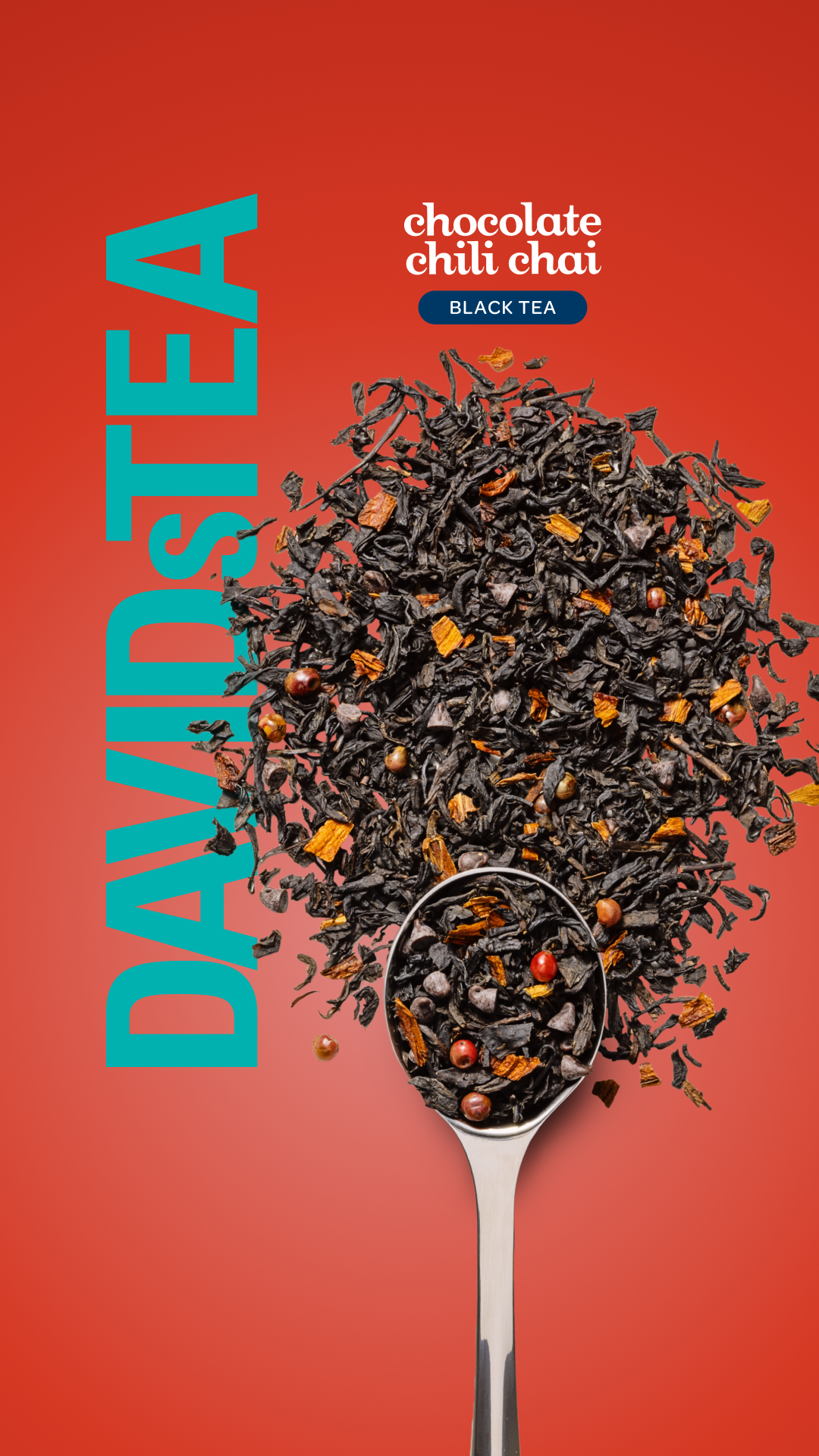DAVIDsTEA Facebook ad: A little sweet, a little spicy