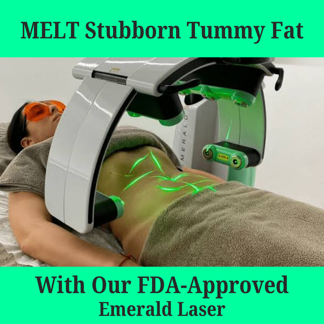 LOR Spa Facebook ad: Tummy Fat Meltdown Package, Just $149