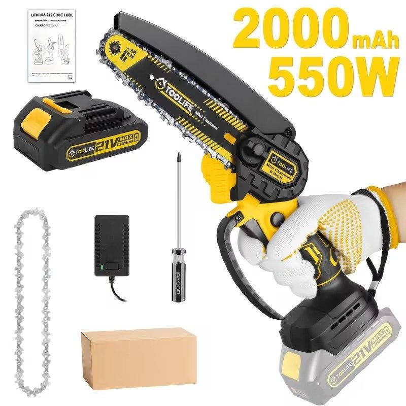 Ben Truly Facebook ad: Mini Cordless Chainsaw, 6-Inch Portable Electric Pruning Saw