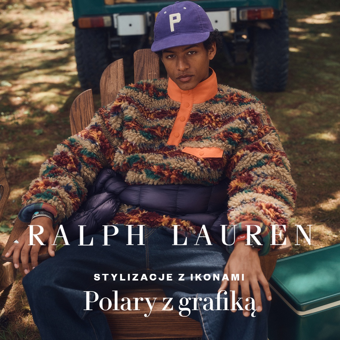 Ralph Lauren Facebook ad: Łącz kolor i fakturę.