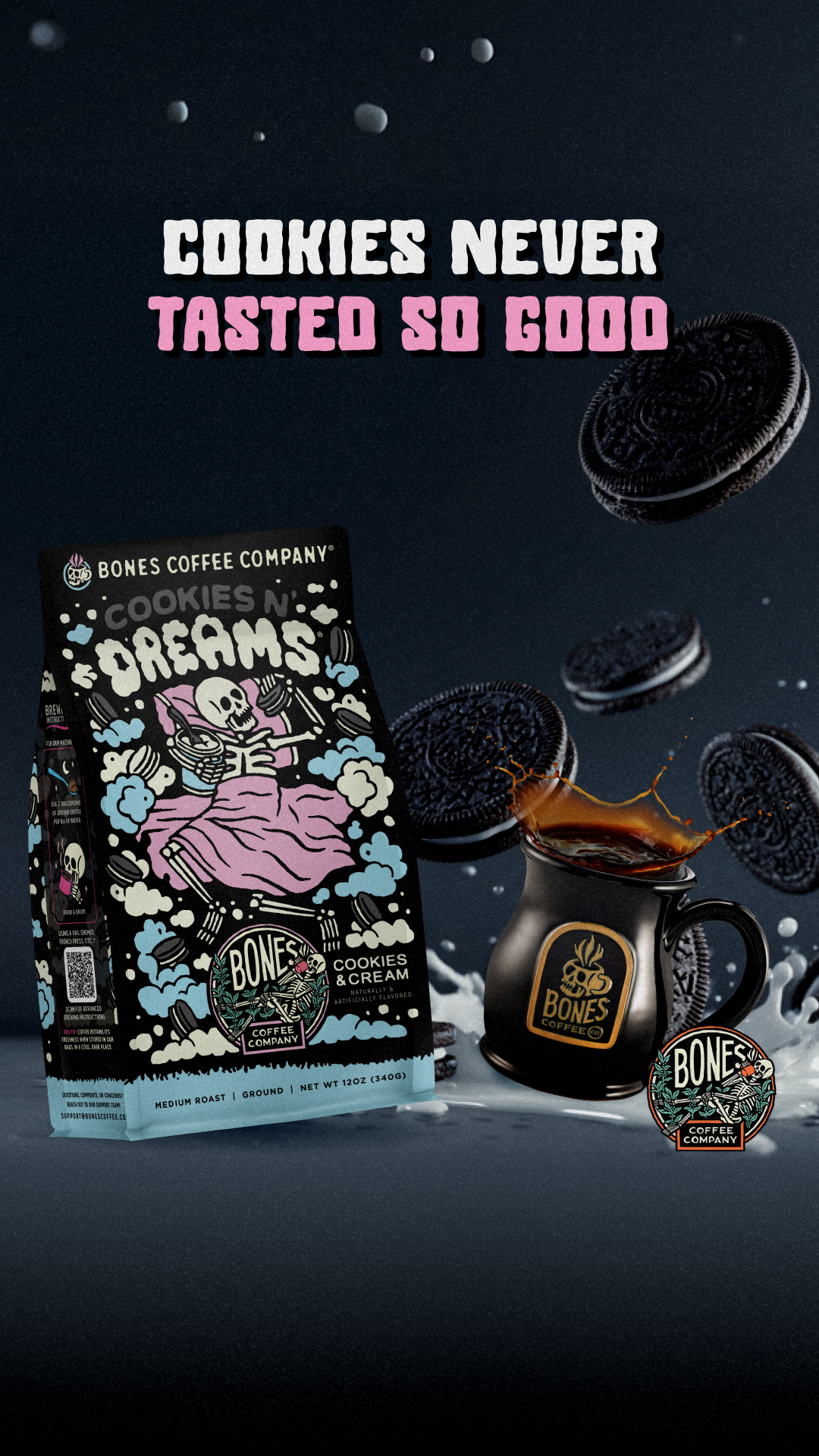 Bones Coffee Company Facebook ad
