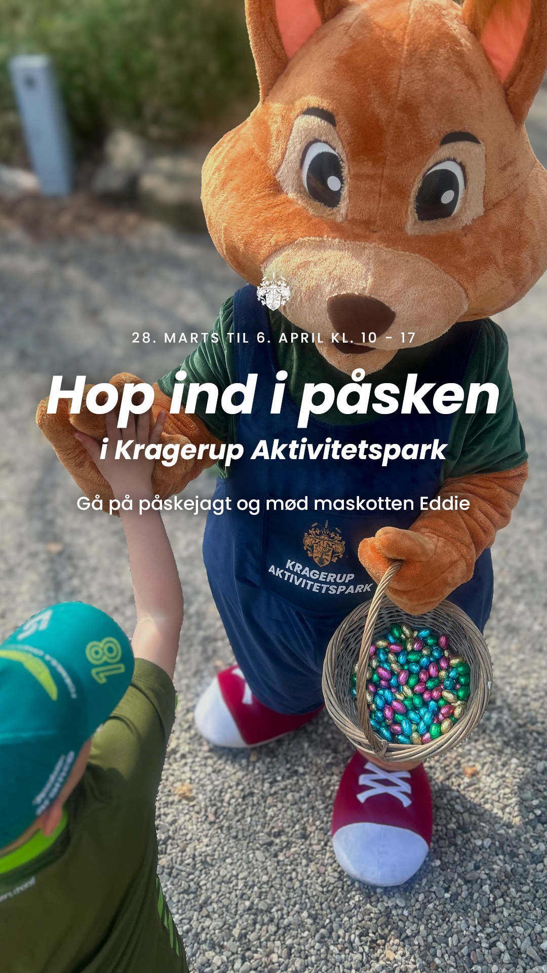Kragerup Gods Facebook ad: Påskeferie i parken, aktiviteter for hele familien