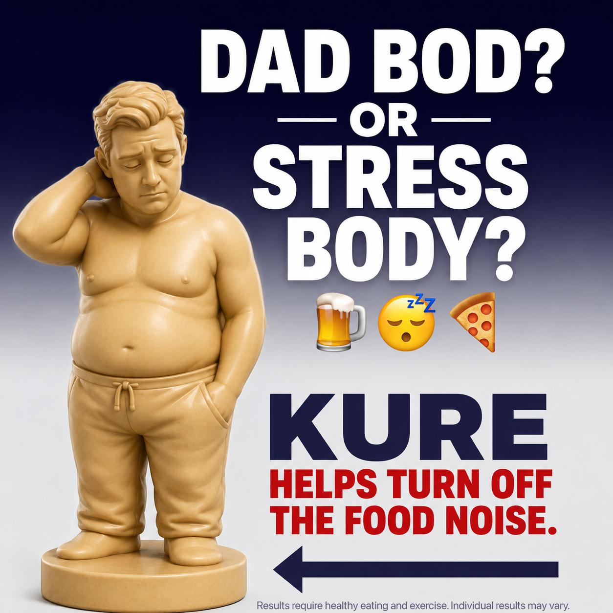 Kure for Hypnotherapy Facebook ad