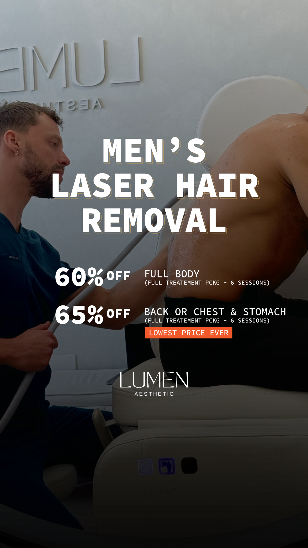 Lumen Aesthetic Facebook ad from Feb 25, 2026
