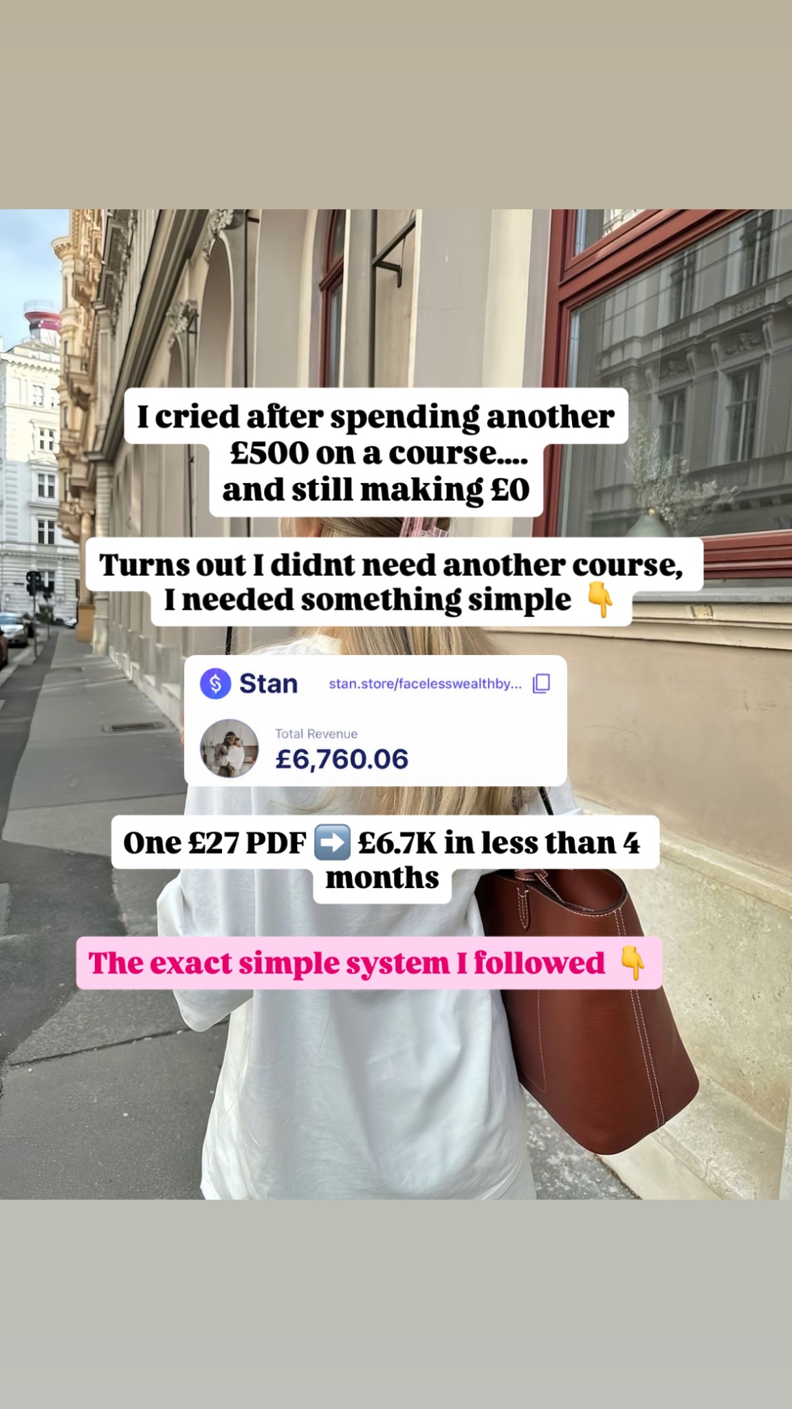 facelesswealthbyeils Facebook ad: From £0 With High Ticket → Daily £27 Sales