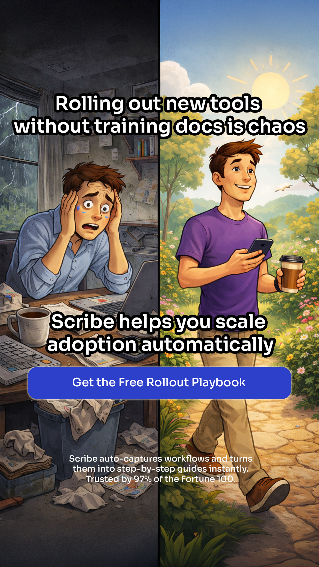 Scribe Facebook ad