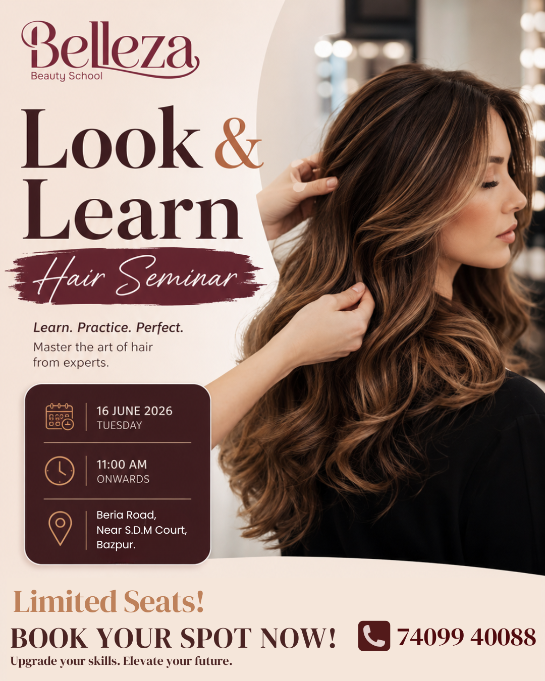 Belleza Beauty School - Bazpur Facebook ad: Chat with us