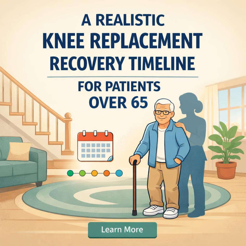 Bold Pulse Facebook ad: a realistic knee replacement recovery timeline for…