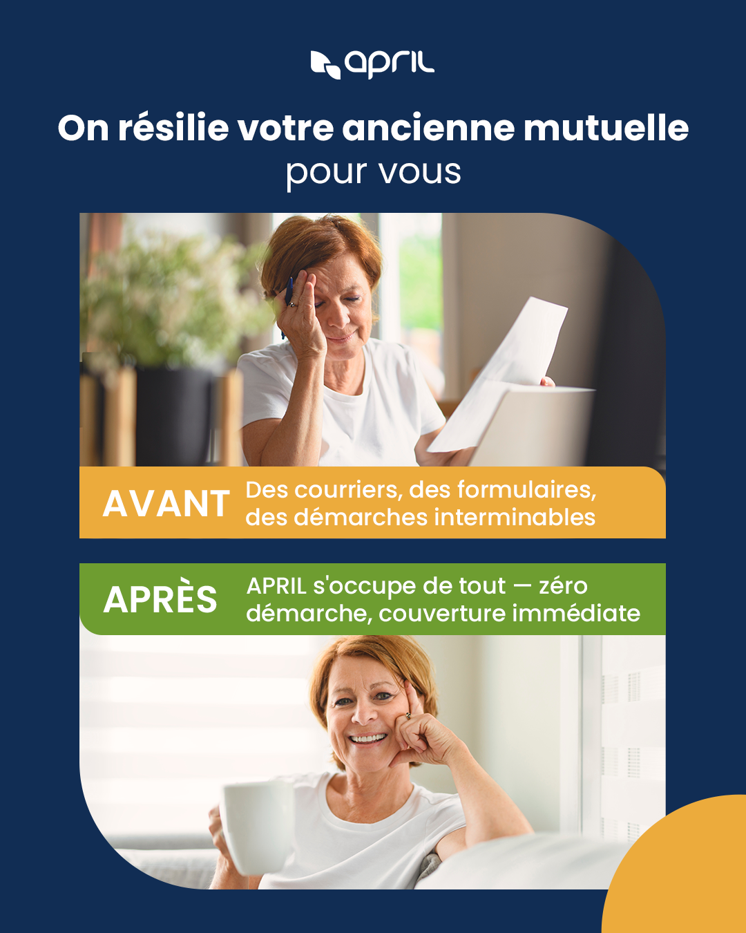 APRIL Facebook ad