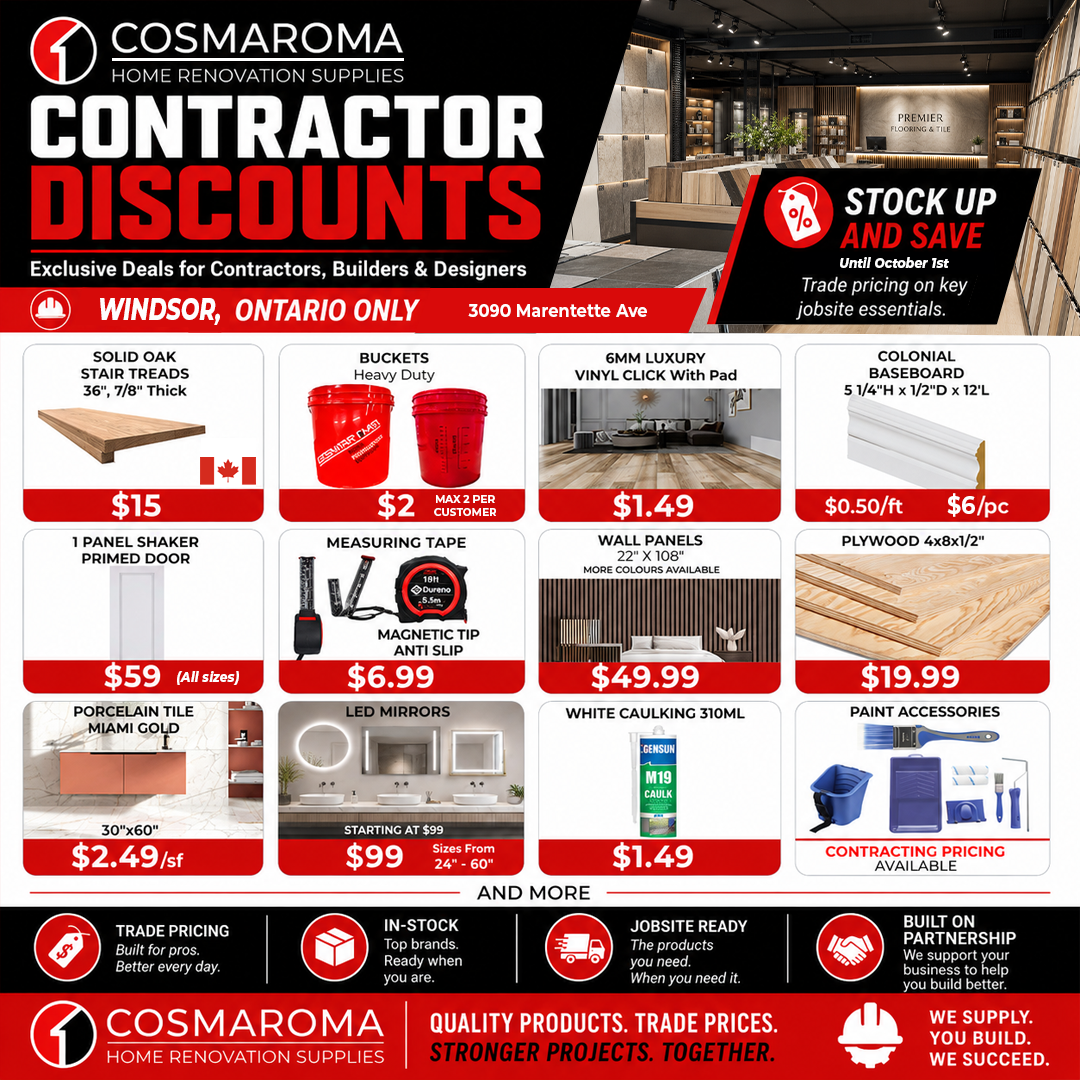 Cosmaroma Home Renovation Supplies Facebook ad