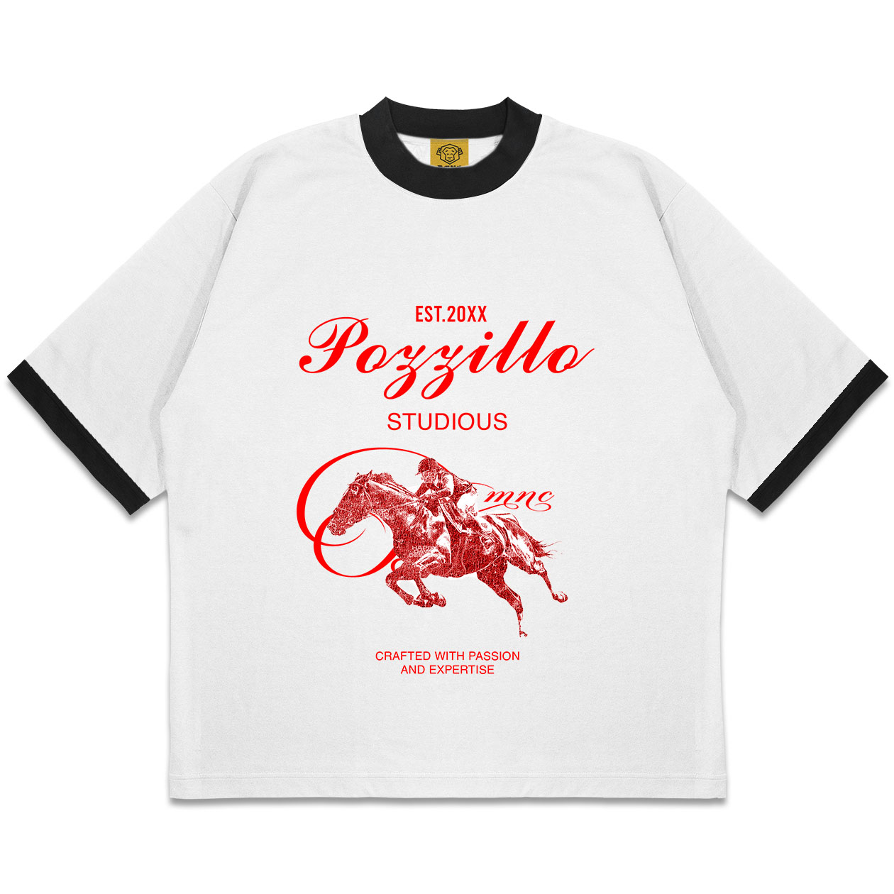 Dmncstudious Facebook ad: REGULAR POZZILLO T-SHIRT UNISEX