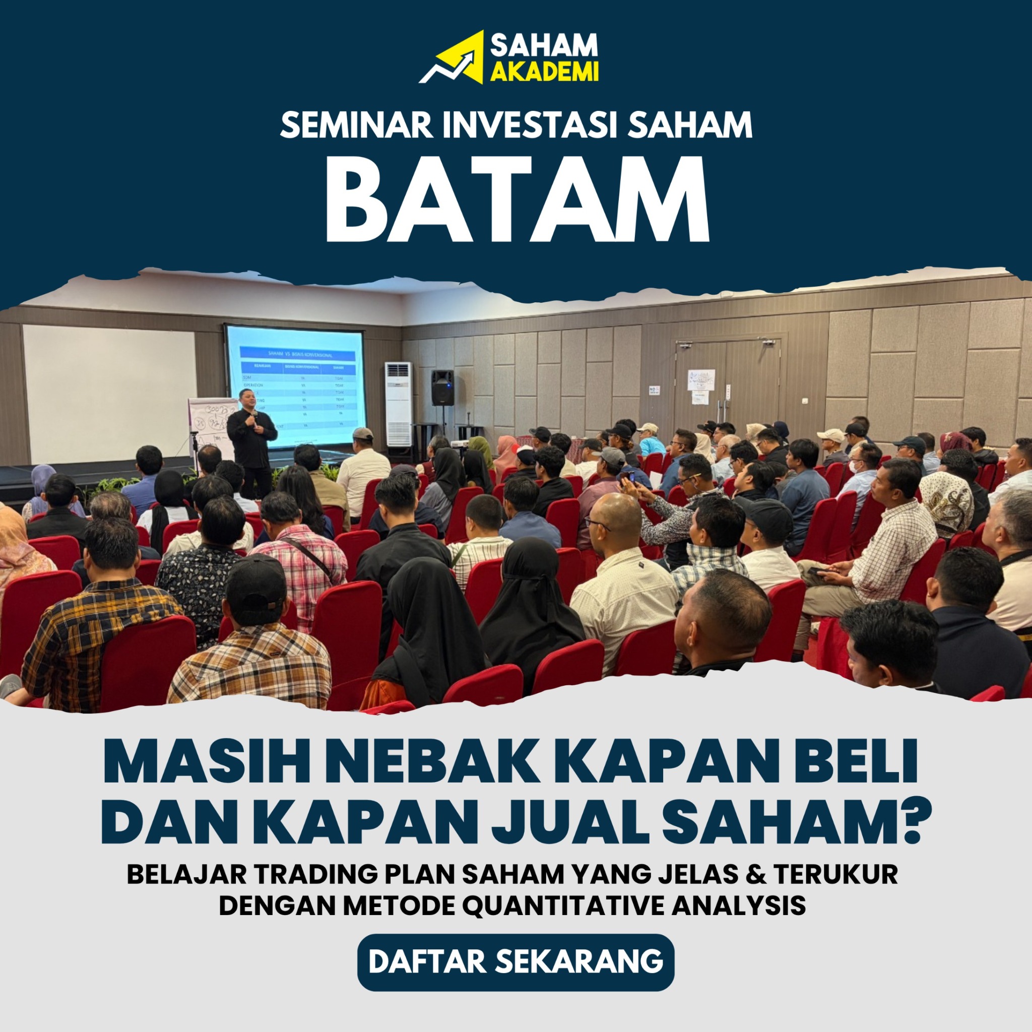 Saham Akademi Indonesia Facebook ad