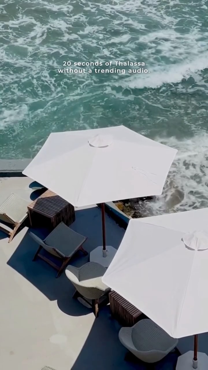 Thalassa Boutique Hotel Facebook ad: 20 seconds of Thalassa, no soundtracks, no edits.