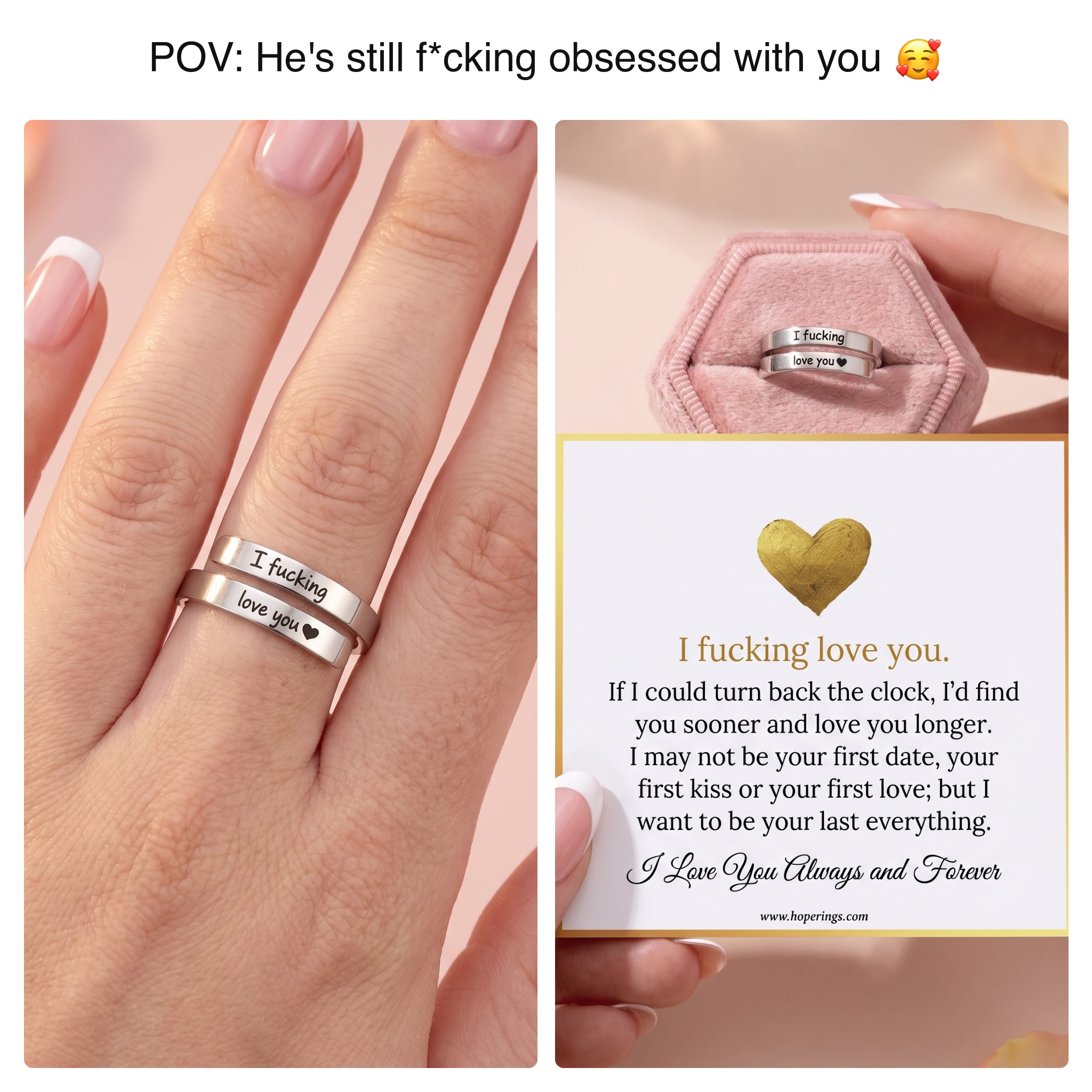 Hope Rings Facebook ad