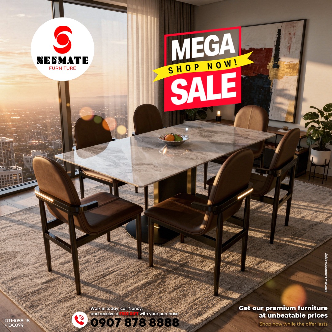 Bedmate Furniture NG Facebook ad: The best deal your dining room will ever…