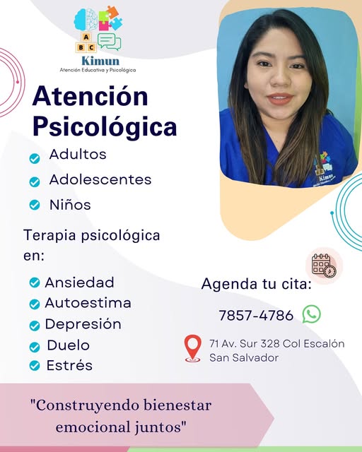 Kimun SV Facebook ad: Cuidar tu salud mental también es una prioridad.