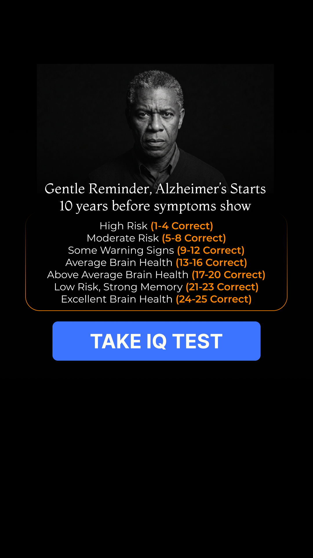 My IQ Facebook ad