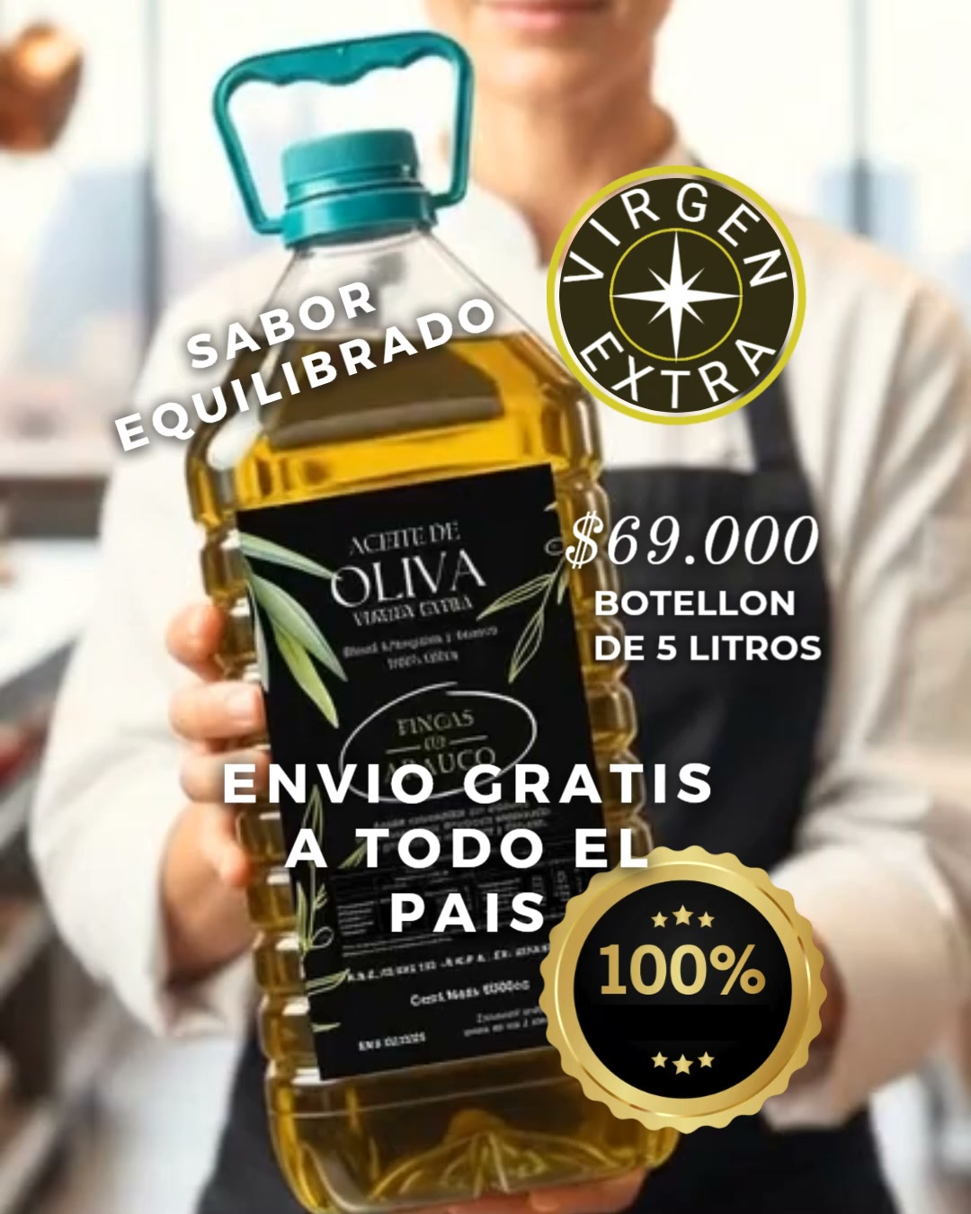 Oliva de Origen Facebook ad: Chatea con nosotros