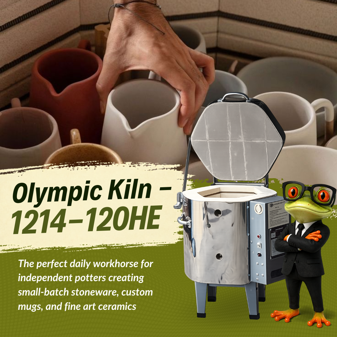 Kiln Frog Facebook ad: Your kiln should be the last thing you…