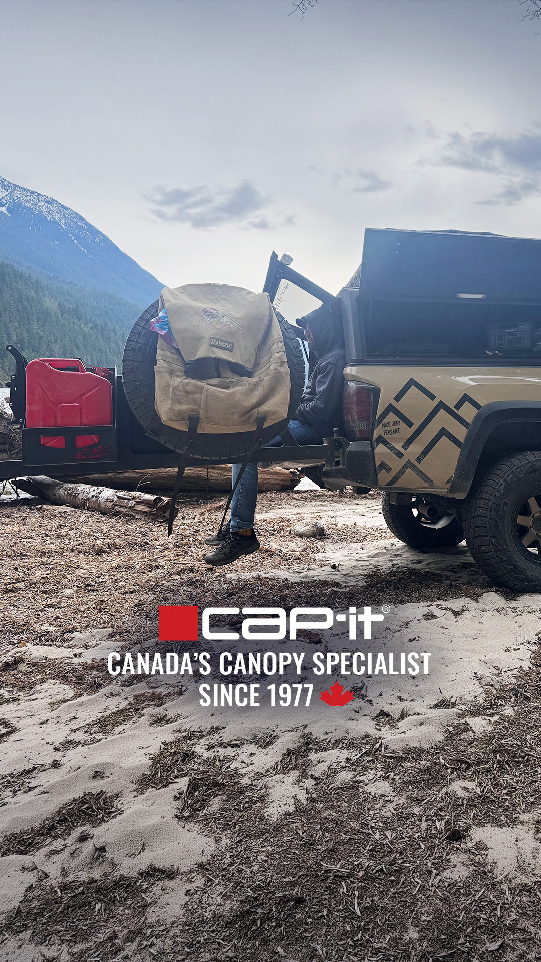 Cap-it Canada Facebook ad: Gear Up for the Great Outdoors