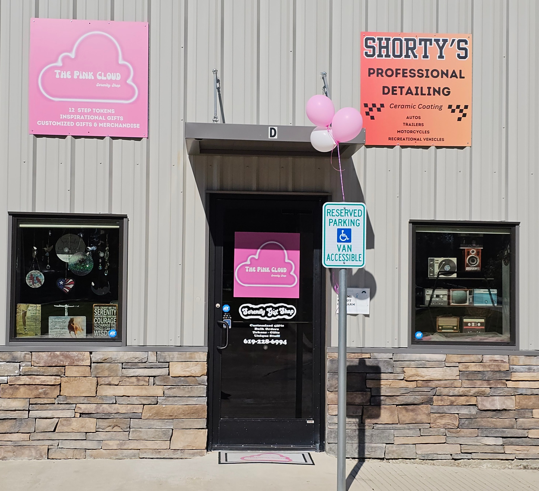 The Pink Cloud Facebook ad: The Pink Cloud is a unique gift shop…