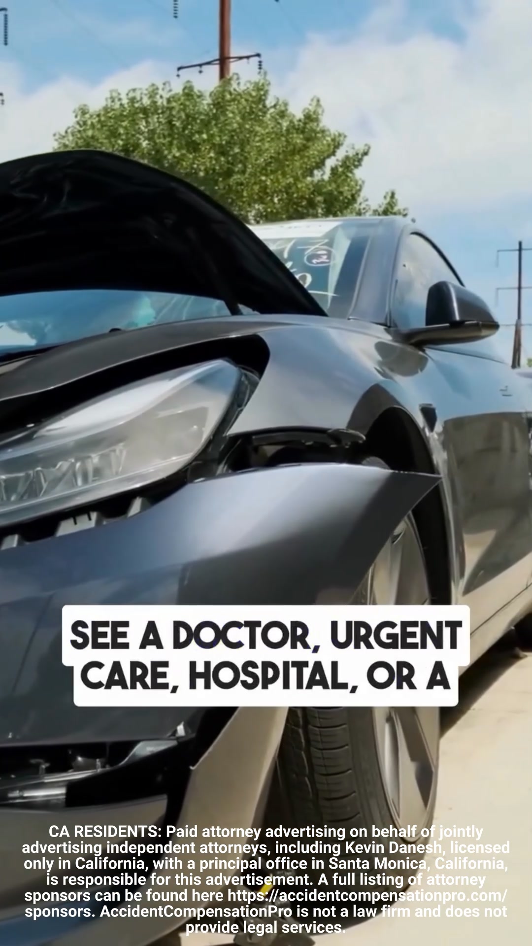 Accident Compensation Pro Facebook ad from Aug 7, 2026