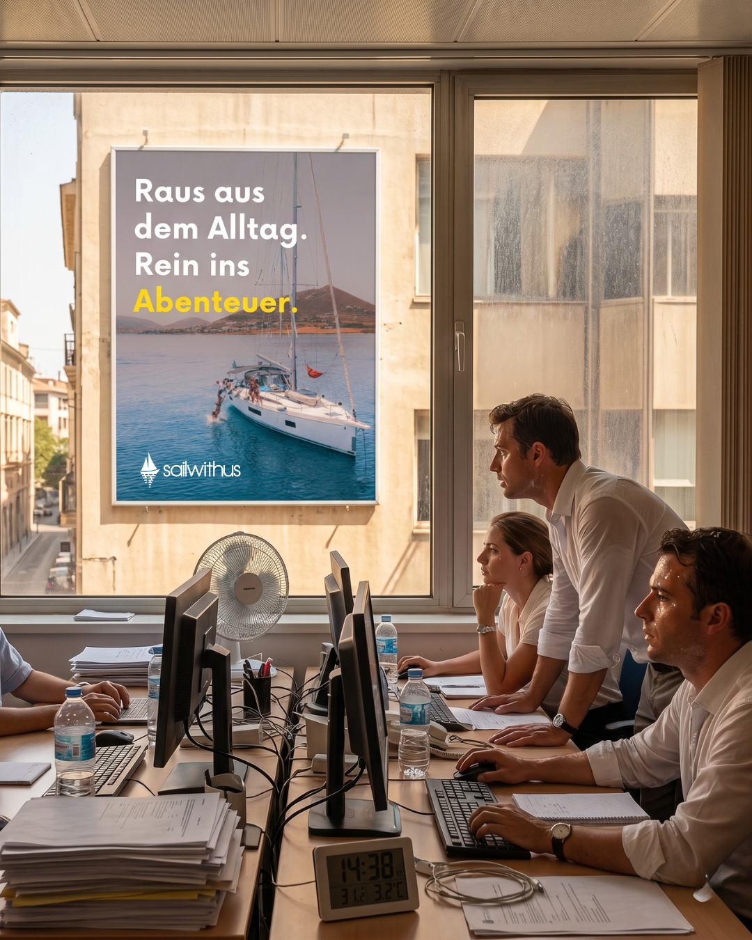 Sailwithus.de Facebook ad from Jun 29, 2026