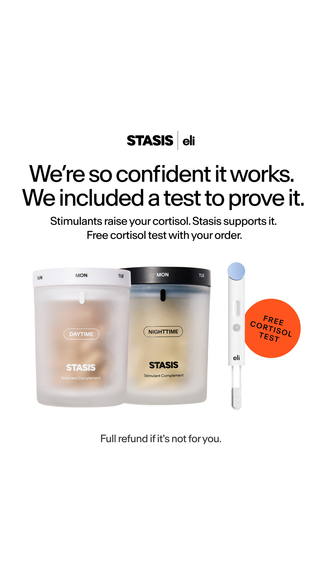 Stasis Facebook ad