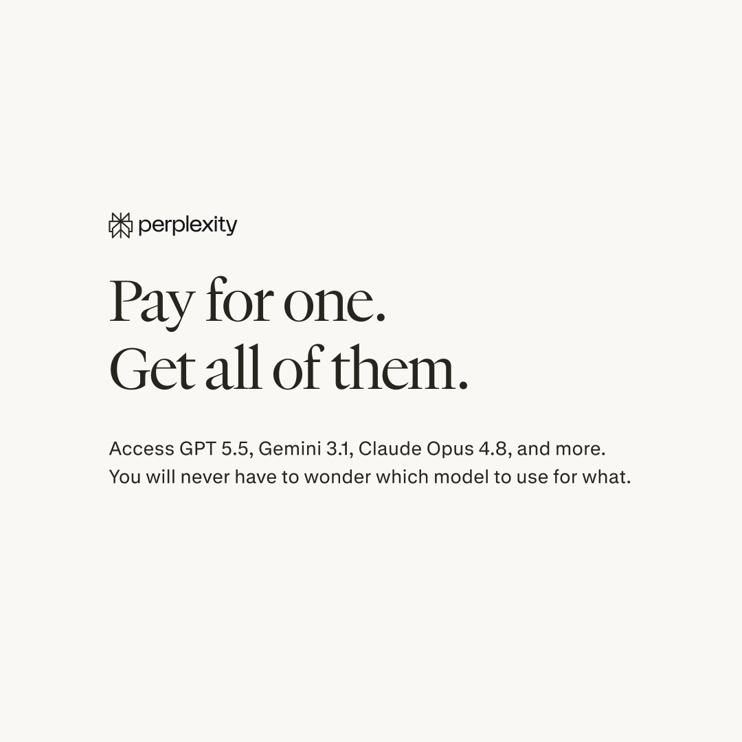 Perplexity AI Facebook ad