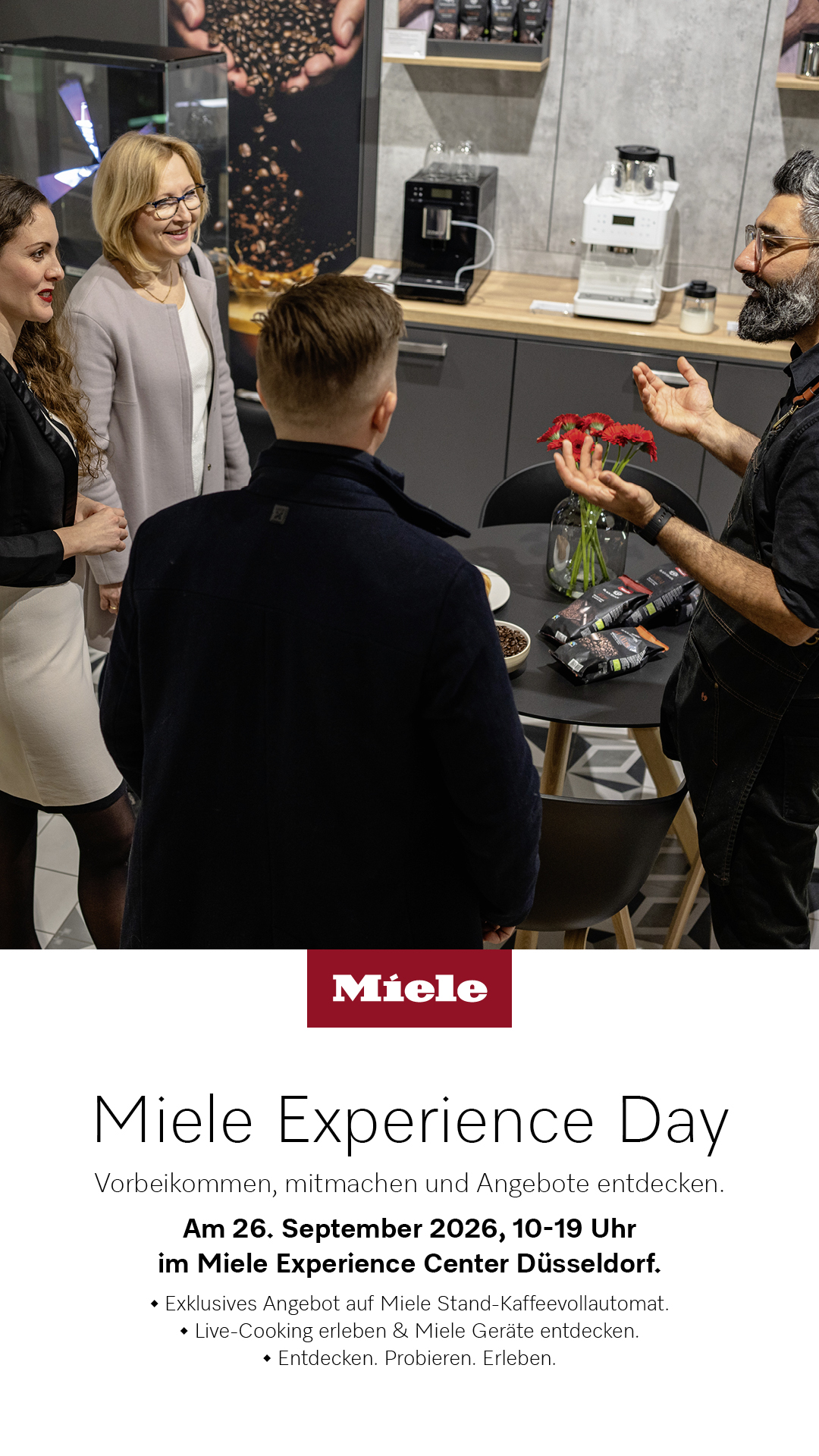 Miele Facebook ad: Miele Experience Day
