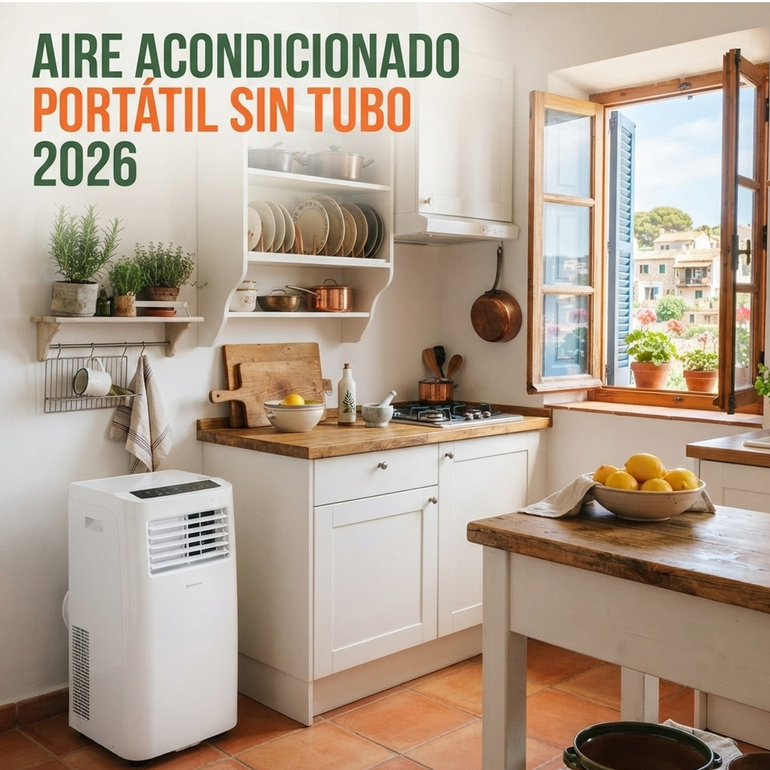 Essentials Hub Facebook ad: Guía de Aires Acondicionados Portátiles Sin Tubo