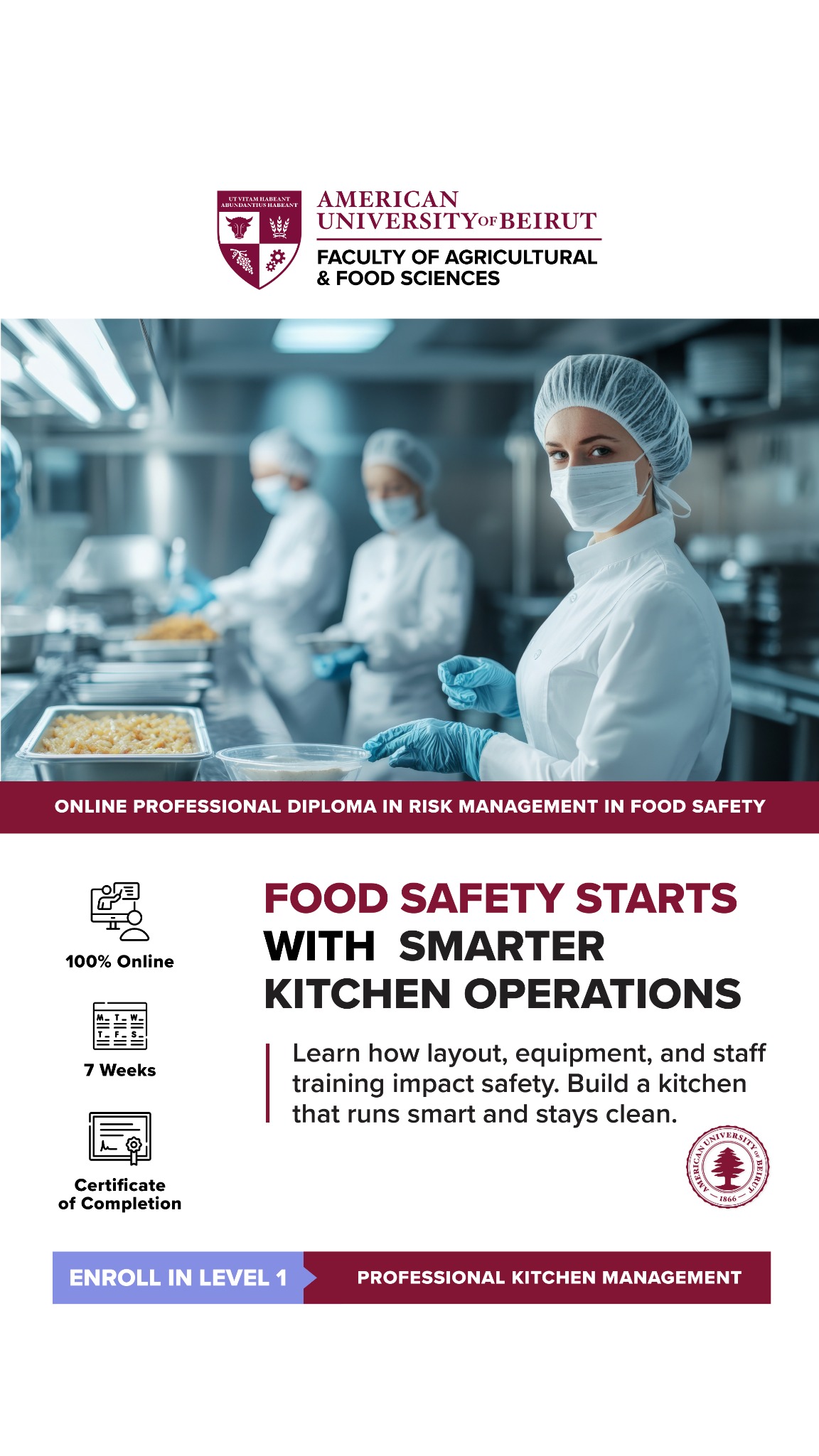 AUB - Faculty of Agricultural and Food Sciences FAFS Facebook ad from Jun 9, 2026