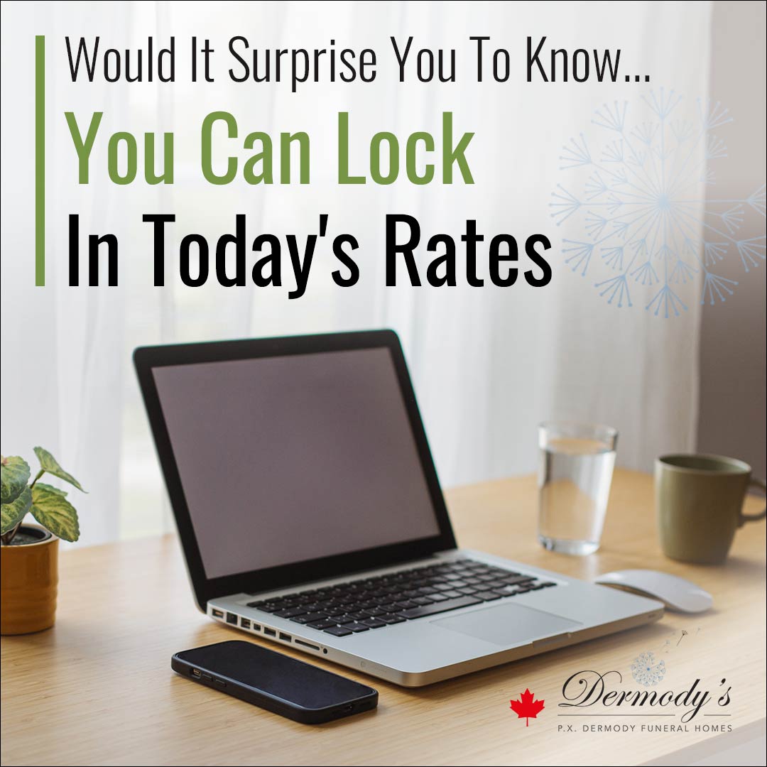 P.X. Dermody Funeral Homes Facebook ad: Start Your Preplan Today!