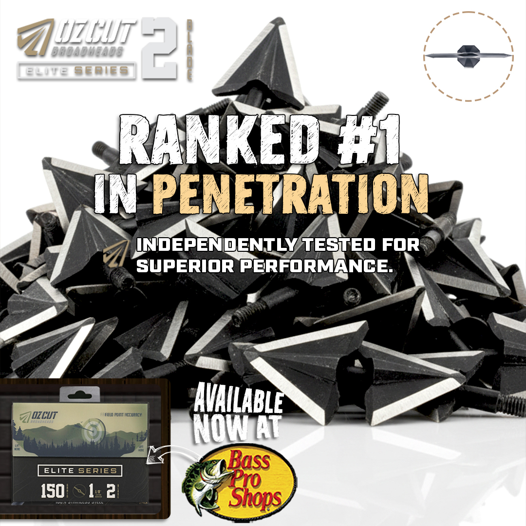 Ozcut Broadheads Facebook ad: Ozcut Elite Series 2: Penetration is Everything