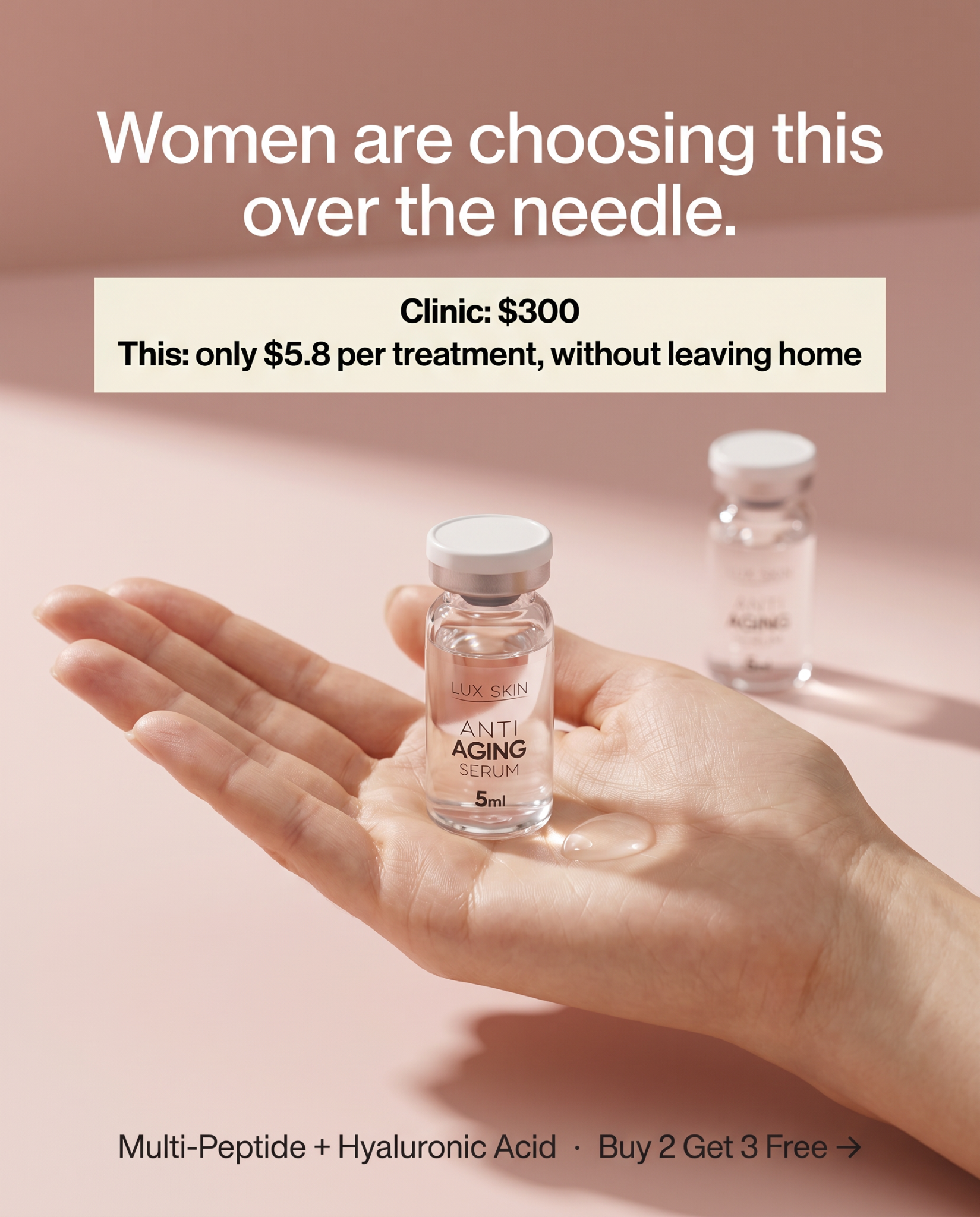 LUX SKIN Facebook ad