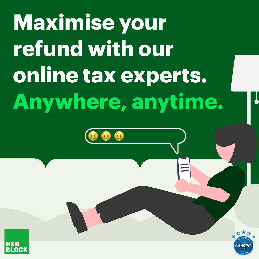 H&R Block Australia Facebook ad