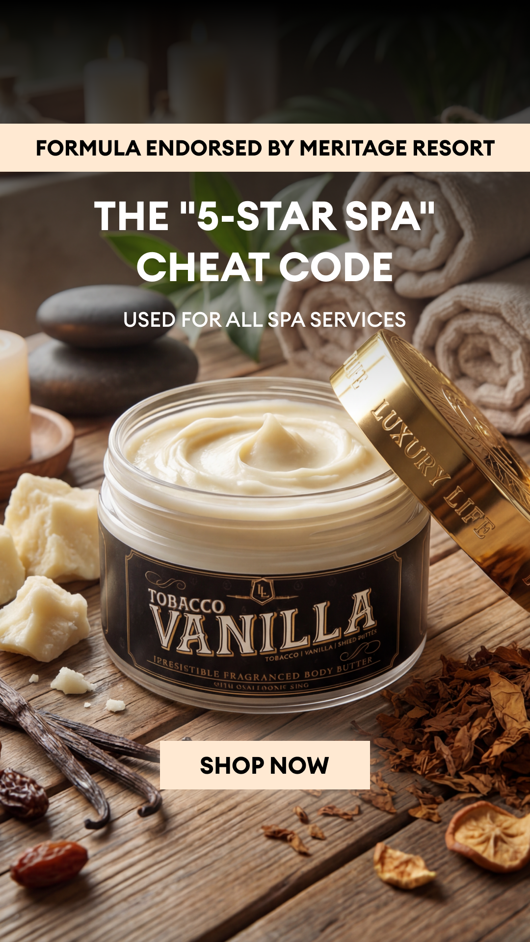 Luxury Life Butter Facebook ad