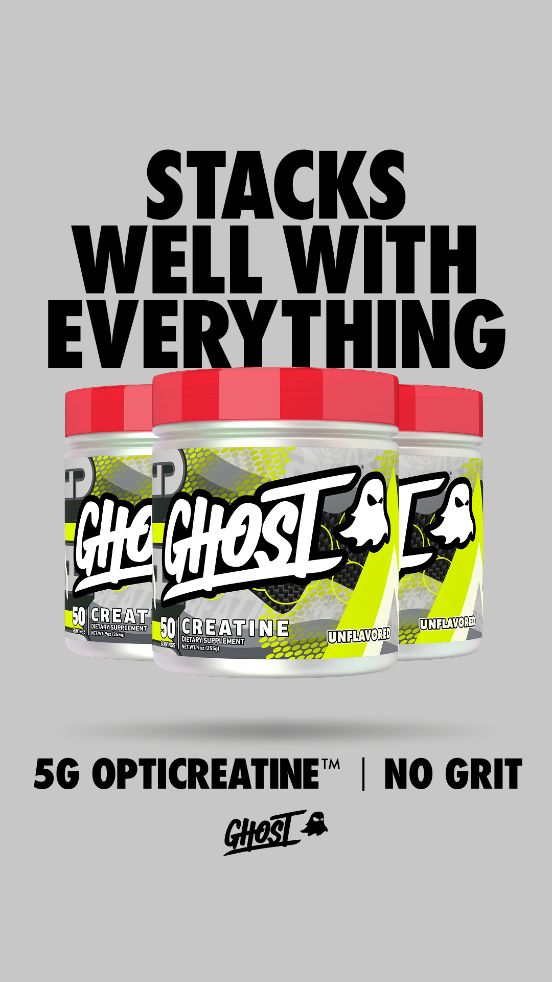 GHOST Facebook ad