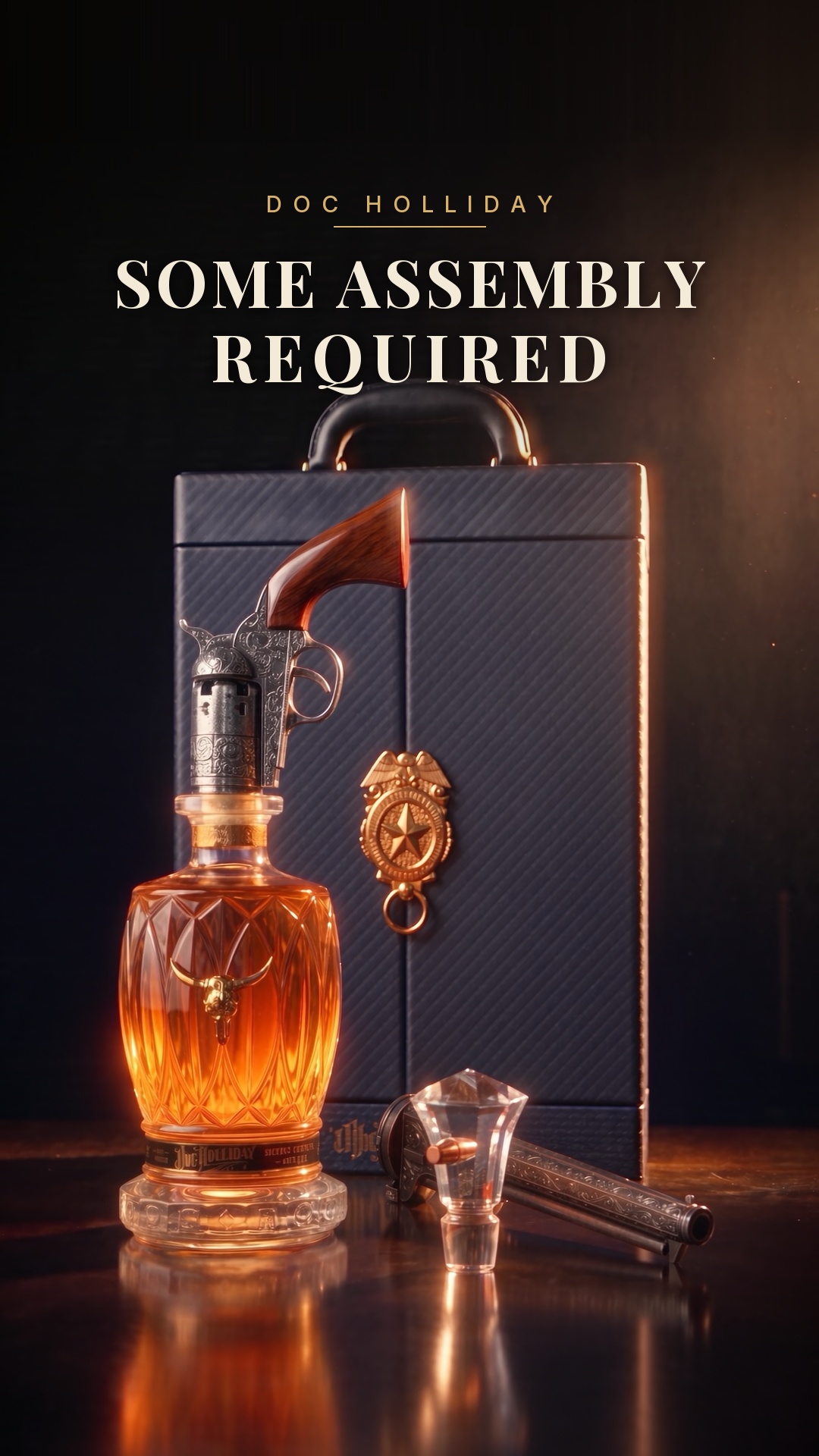Live PPC Ads Facebook ad: Doc Holliday Straight Bourbon, aged 10 years.
